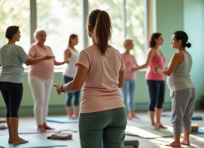 Senior at prenatal yoga classes sa Luntian Path